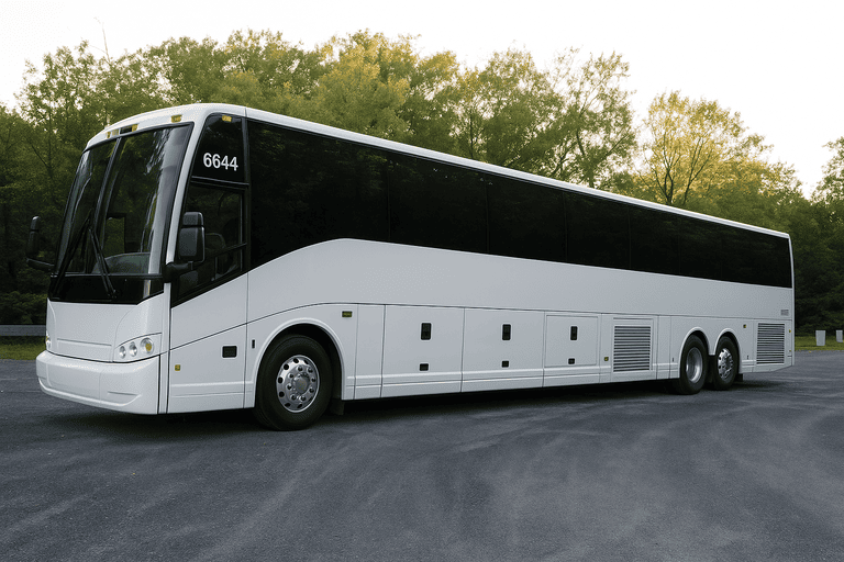exterior of Longview Coach Bus Service coach bus