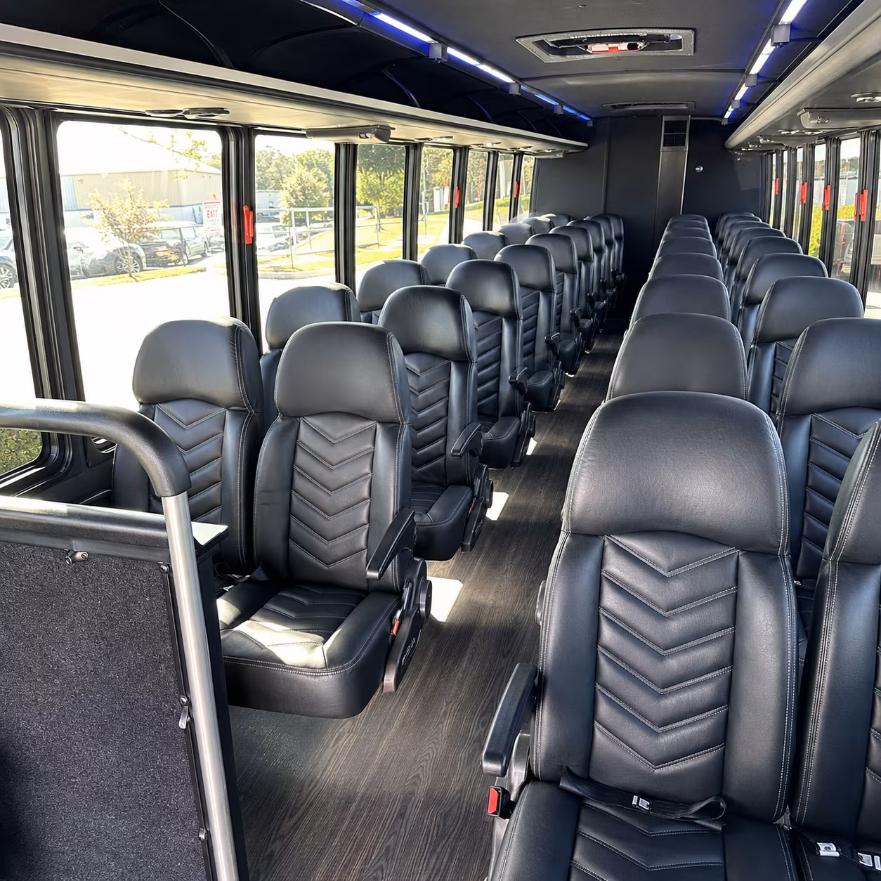 charter buses for corporate wine tour events near longview