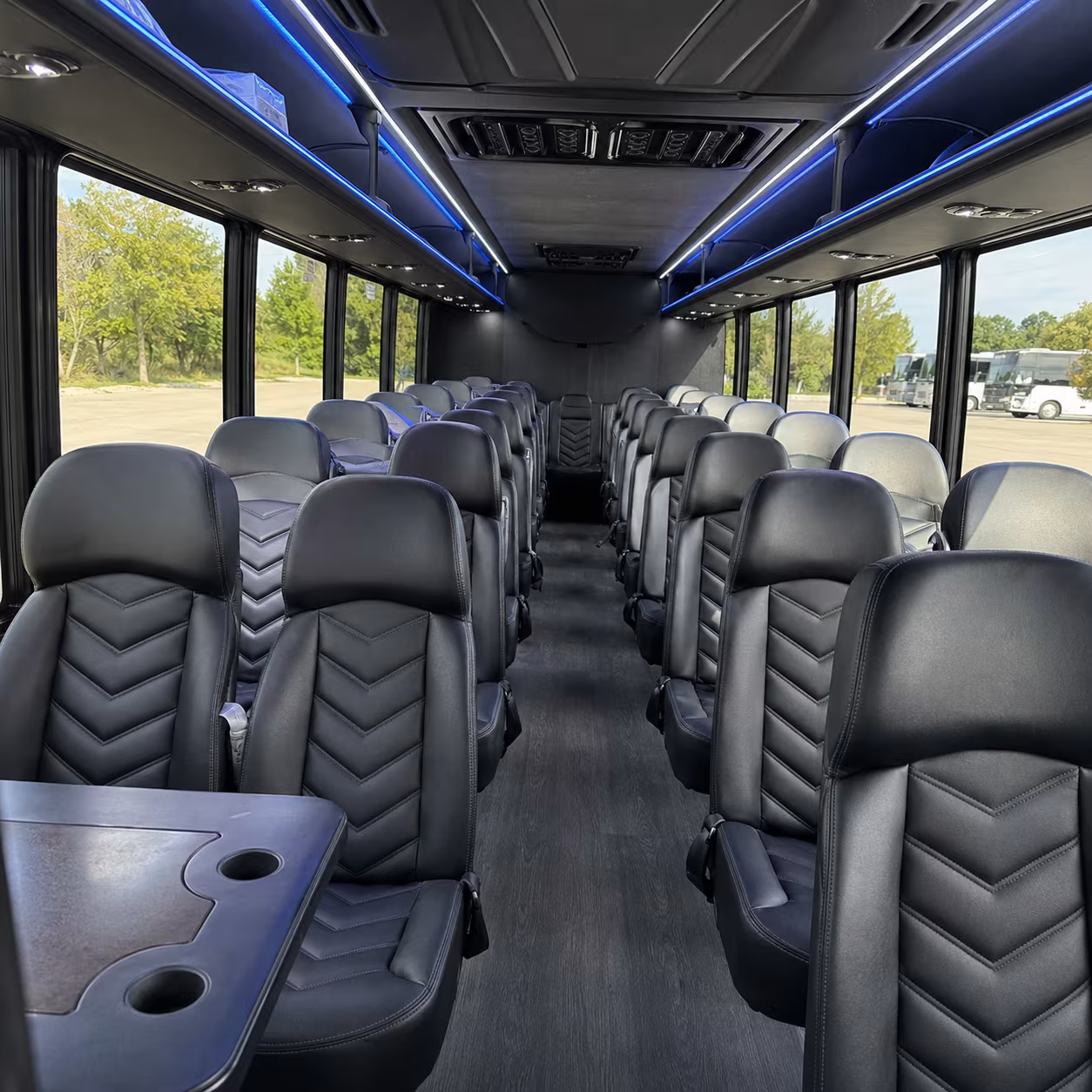 does the day of the week or the date change what a bus rental costs in longview
