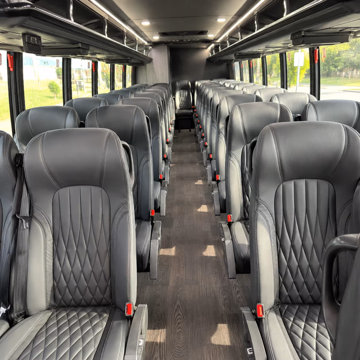 longview 25 passenger minibus inside