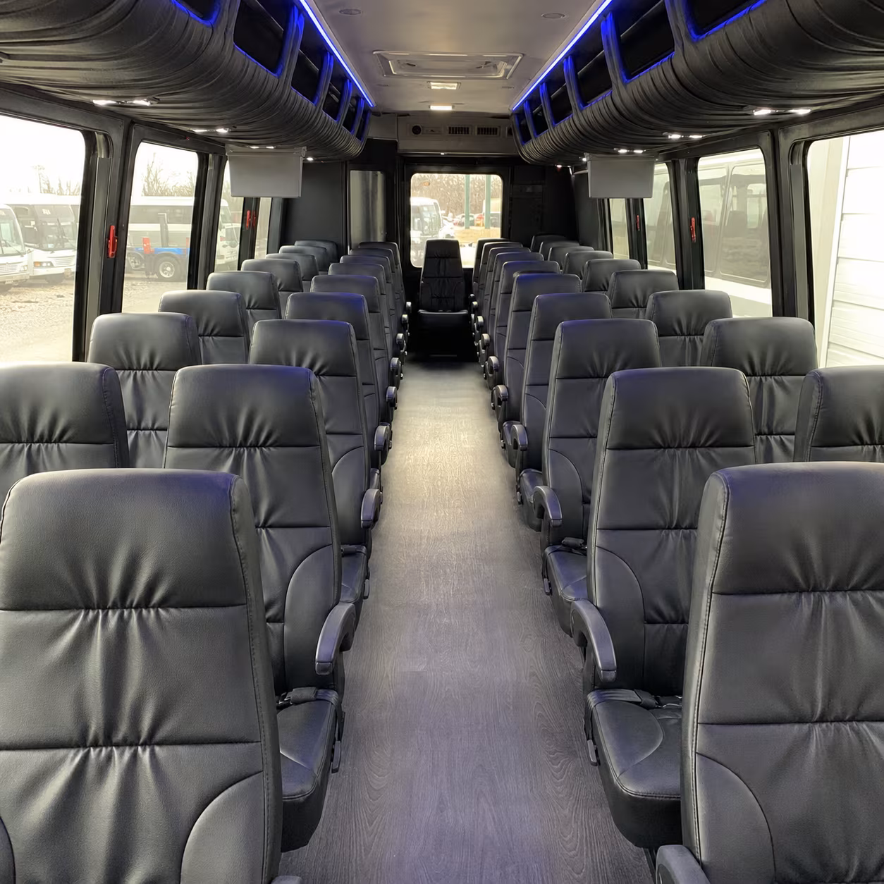 longview 25 passenger minibus interior