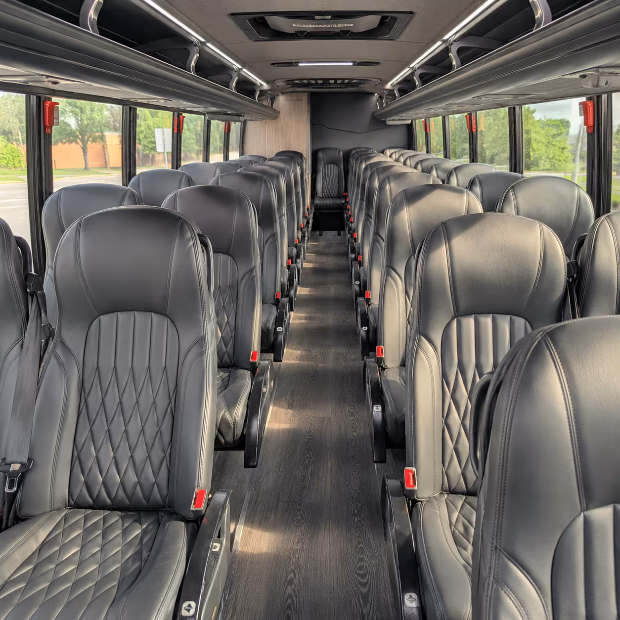 longview 35 passenger minibus inside