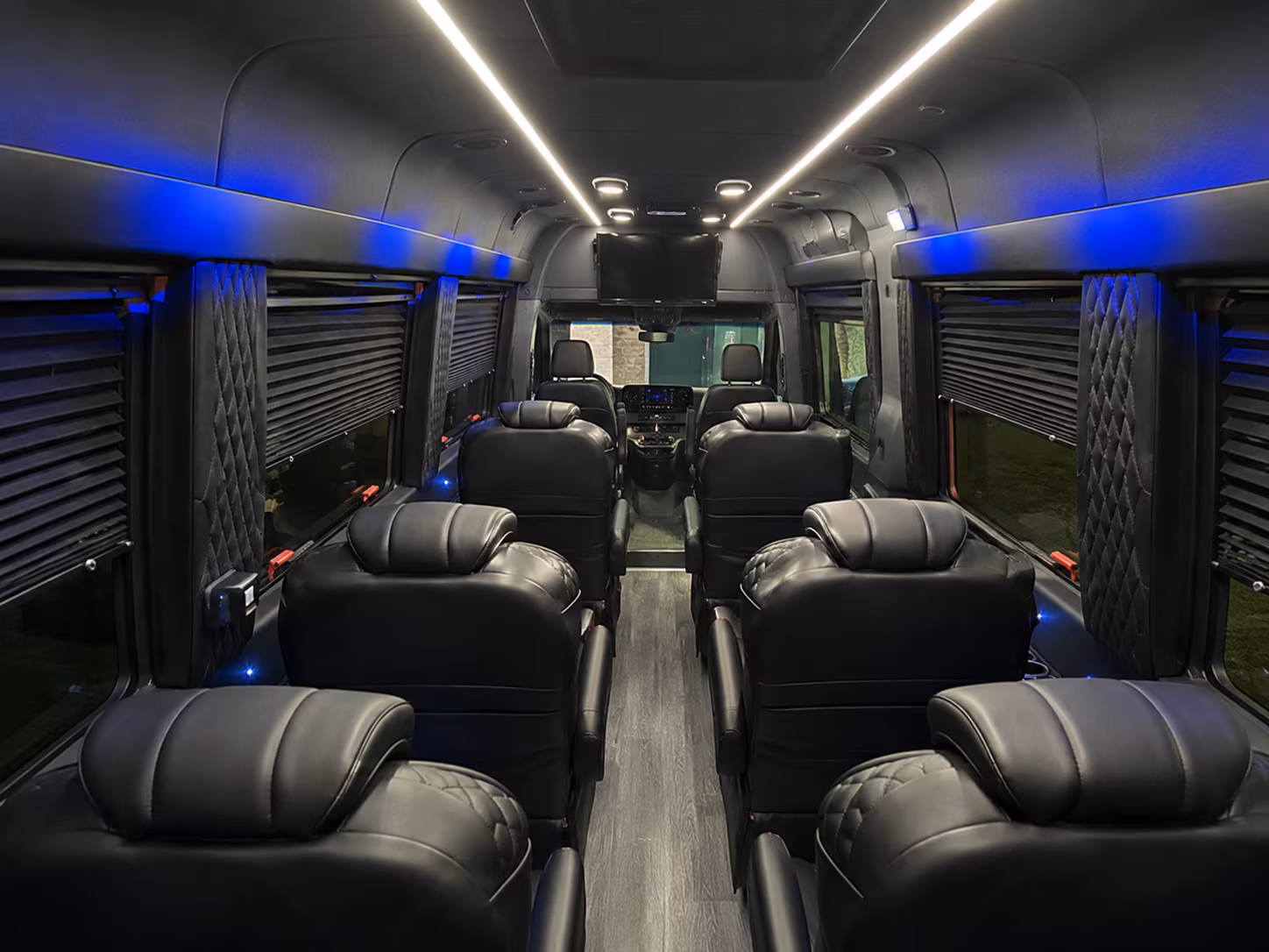 longview private event transportation onboard seating