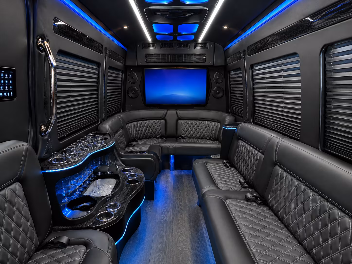 longview sprinter limousine inside